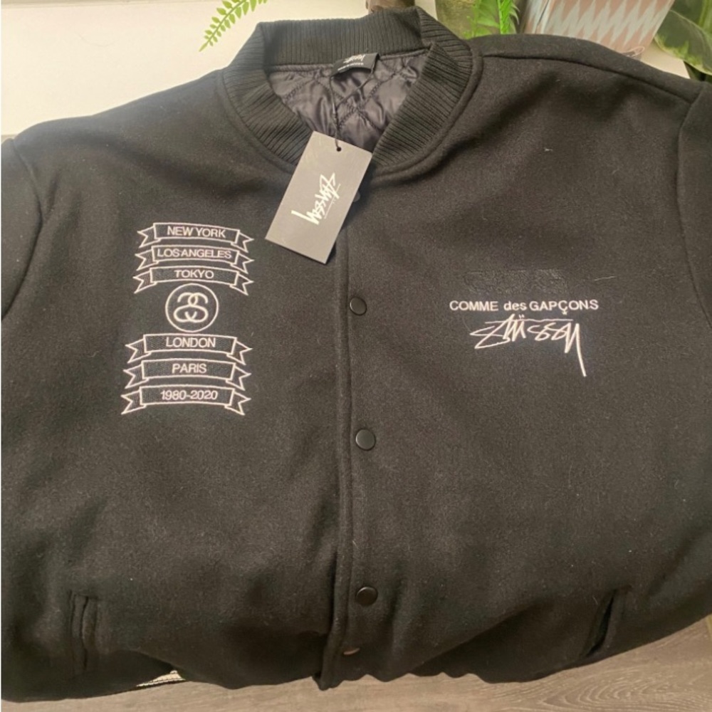 *Quilted* CDG x Stussy Varsity Jacket